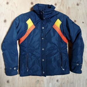 Vintage Obermeyer Color Block Down Fill Ski Jacket